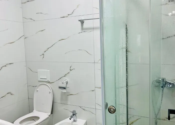 公寓 Sunset Apartment, Golem, Albania Seaview *