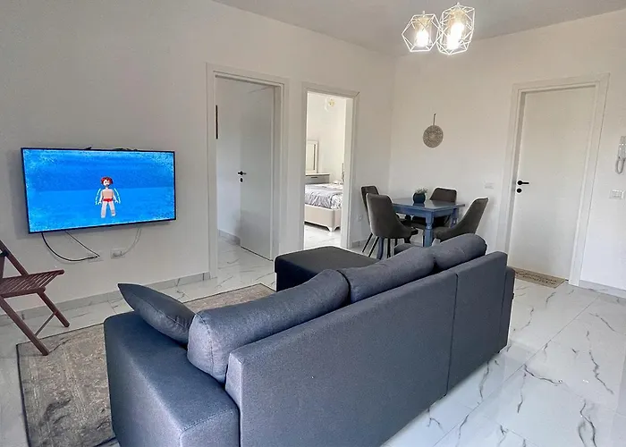 Sunset Apartment, Golem, Albania Seaview * 格勒姆