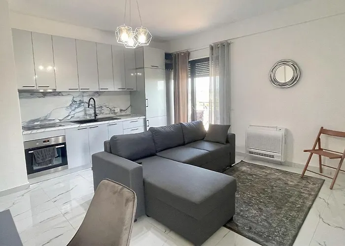 公寓 Sunset Apartment, Golem, Albania Seaview