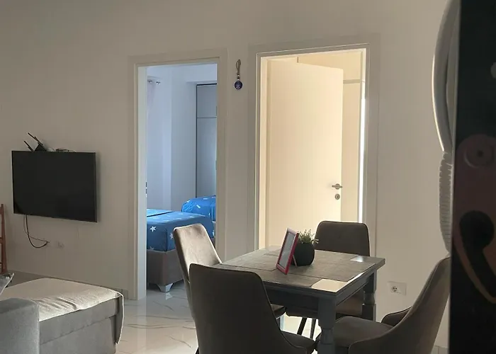 公寓 Sunset Apartment, Golem, Albania Seaview