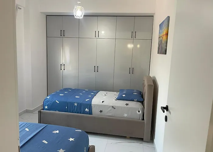 公寓 Sunset Apartment, Golem, Albania Seaview 格勒姆