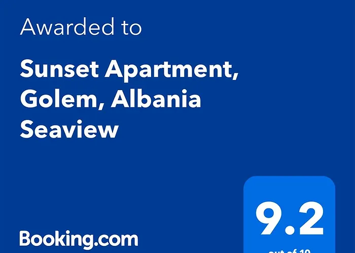 Sunset Apartment, Golem, Albania Seaview アパート ゴーレム